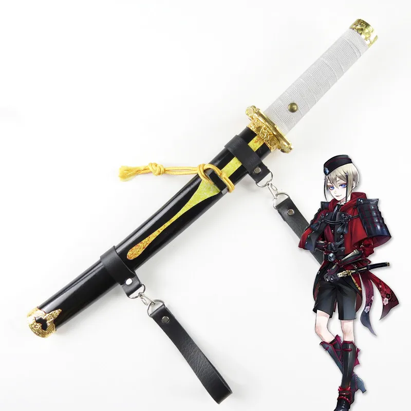 

High Quality Touken Ranbu Online Game Character Hyuuga Masamune Weapons Cosplay Props Wooden Sword Stage Performance Props