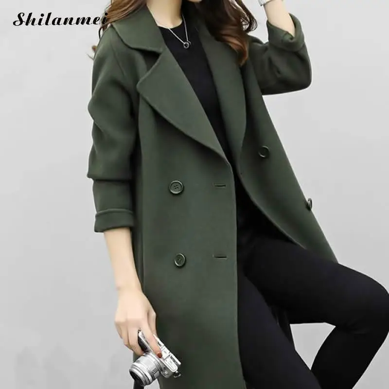 Aliexpress.com : Buy 2018 Korean New Thin Wool Blend Coat