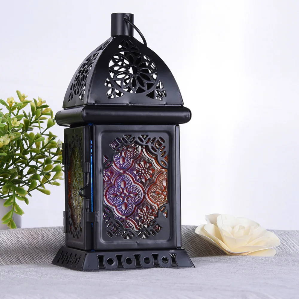 NEW Retro Moroccan Style Matte Black Cast Iron Handmade Square