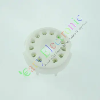 

Wholesale and retail 8PCS 12 PIN Ceramic PCB VACCUM TUBE SOCKET SAVER FOR 50CA10 AUDIO tube amp parts free shipping