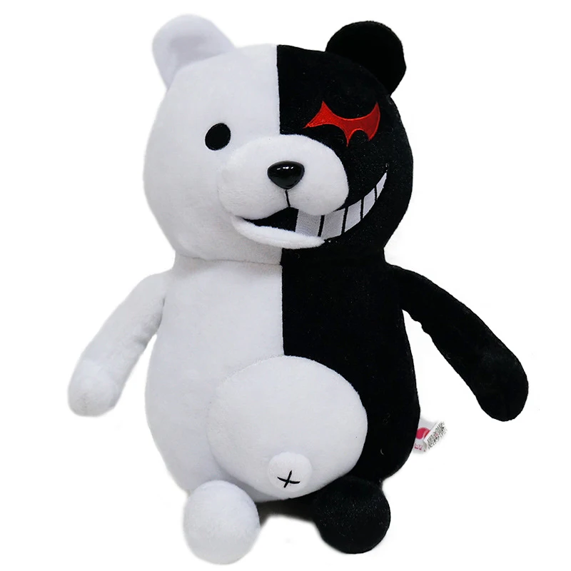 1 шт. 25 см/35 см Kawaii Dangan Ronpa Monokuma плюшевые игрушки мягкие мультфильм черный белый медведь кукла Дети подарки на день рождения