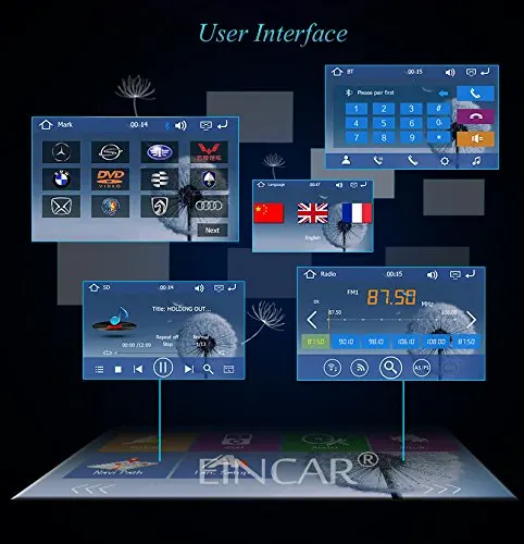 Clearance EinCar Double Din Car DVD CD Player Audio system in dash Stereo GPS Navigation 7