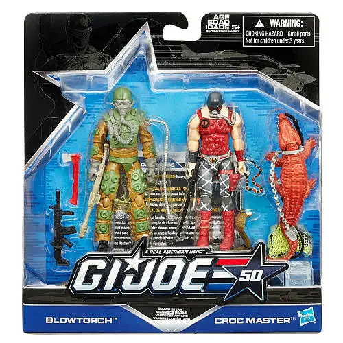 

3.75'' action figure G.I.Joe double man Crocodile master limited edition Collection model toys a birthday present