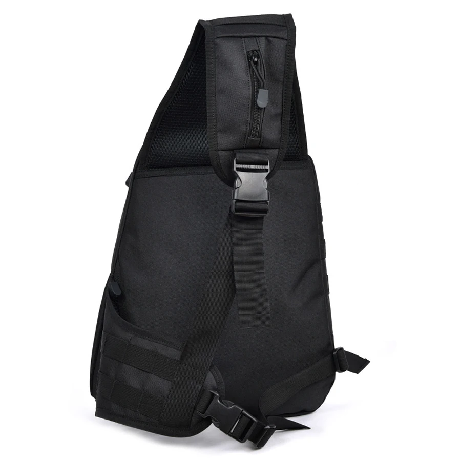 Billige Outdoor Sport Klettern Nylon Taktische Tasche Einzelnen Schulter Sling Brust Camping Radfahren Military Rucksack Armee Laptop Taschen