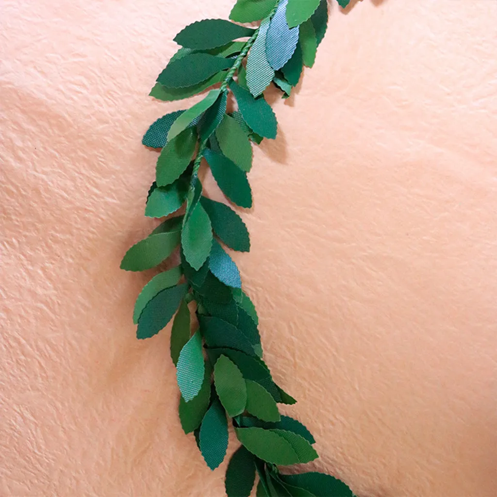 7,5 м искусственный плющовый венок из виноградных листьев листва зеленые листья имитация лозы для свадебной вечеринки церемонии DIY ободки украшения сада