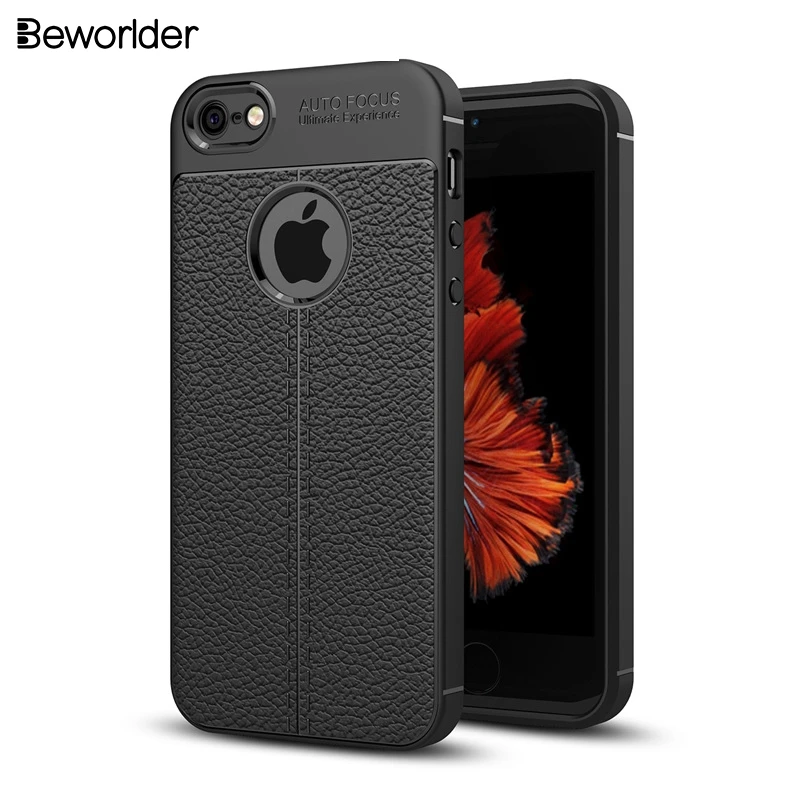 Beworld для Apple iphone 5S чехол SE Защитный Мягкий ТПУ Телефона Противоскользящий