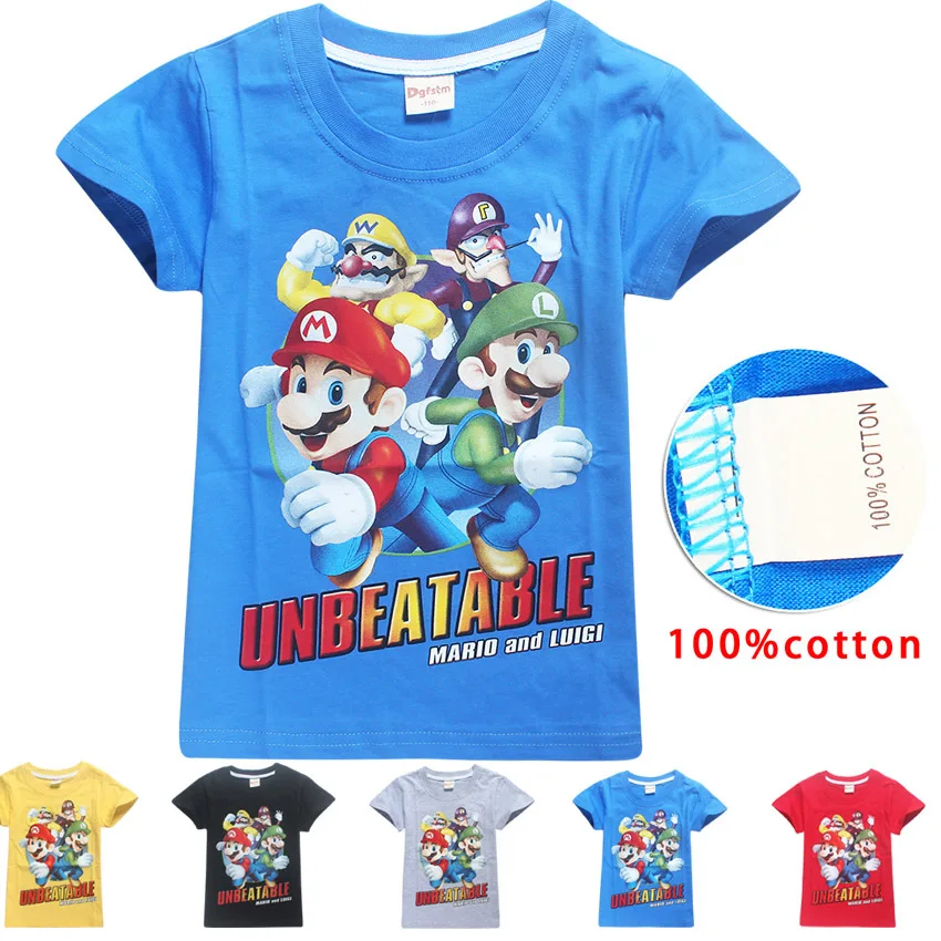 100 Cotton 2018 Summer Funny T Shirts For Girls Cartoon Super