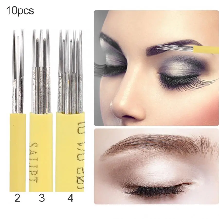 

Plasma Pen 3 Types Disposable Eyebrow Microblading Needles Semi-permanent Eyebrow Manual Tattoo Tool Tattoo Cartridge Needles