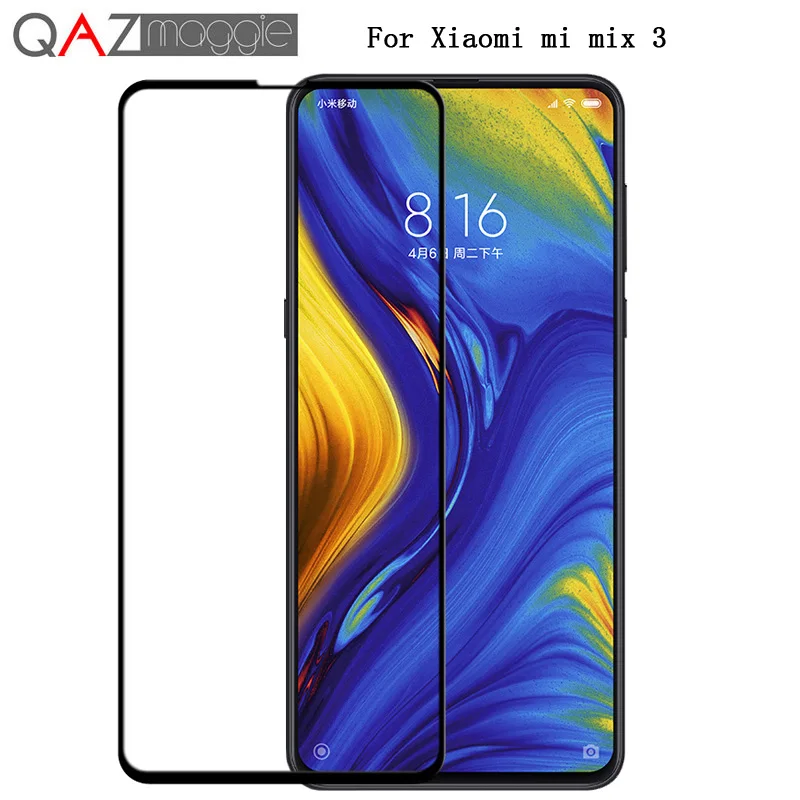 

Xiaomi Mi Mix 3 Glass QAZ Maggie Full Cover Screen Protector Tempered Glass for Xiaomi Mi Mix 3 2 2S