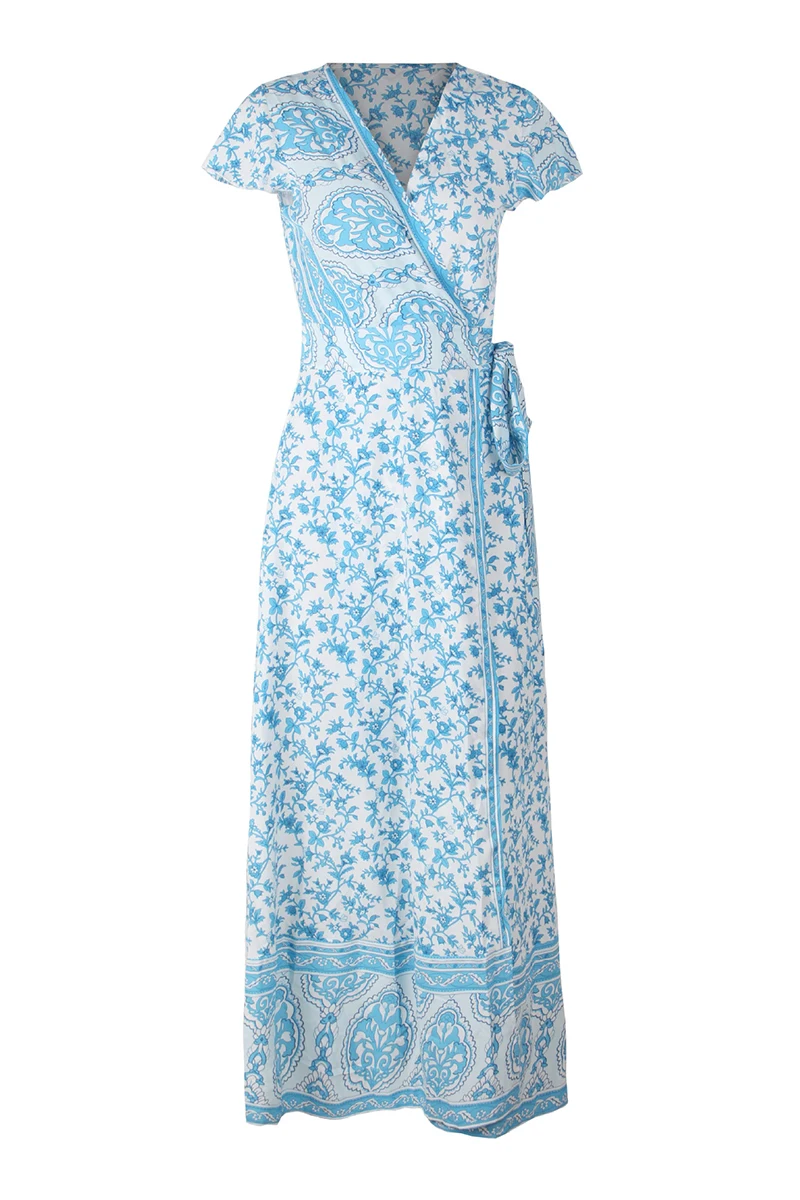 Forefair Boho Dress Long Vintage Sexy Summer  (51)