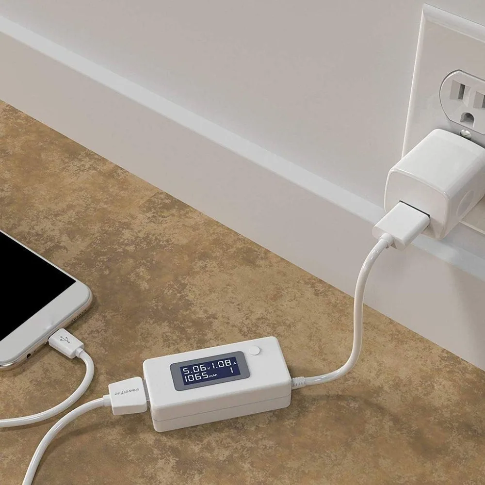 Тестер емкости аккумулятора с Micro USB и ЖК дисплеем|Измерители напряжения| |