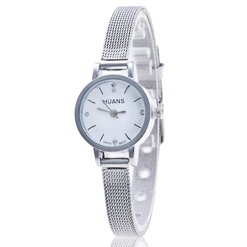 Relojes mujer женские часы модные роскошные маленький сплав сетчатый ремешок