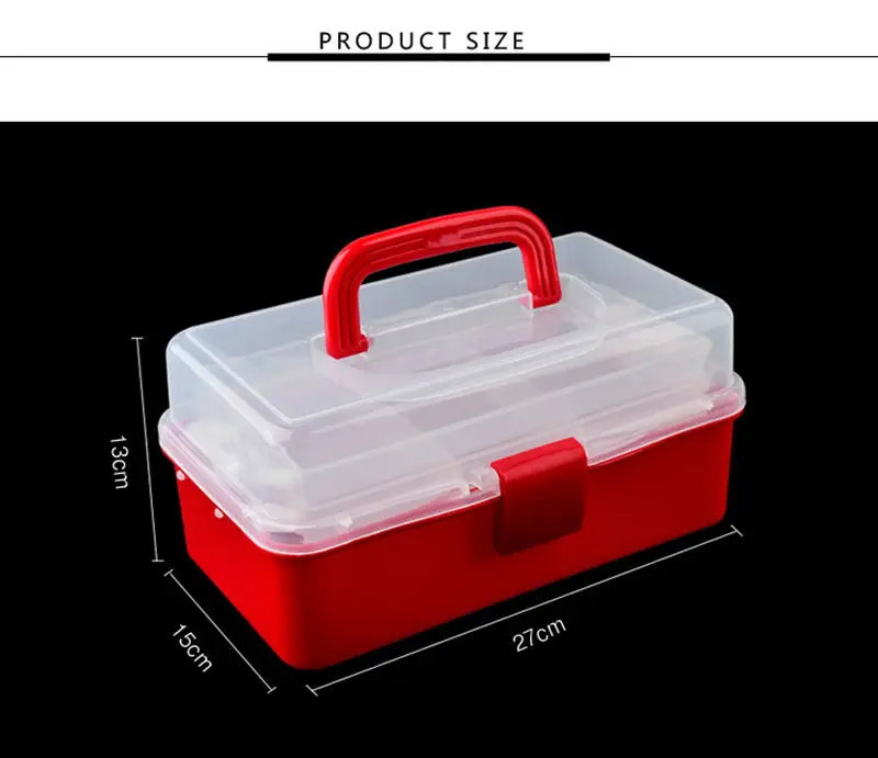 Y-XLWN коробка для хранения ювелирных изделий для ногтей красная коробка для хранения ювелирных изделий Инструмент Отделка ящиков для хранения