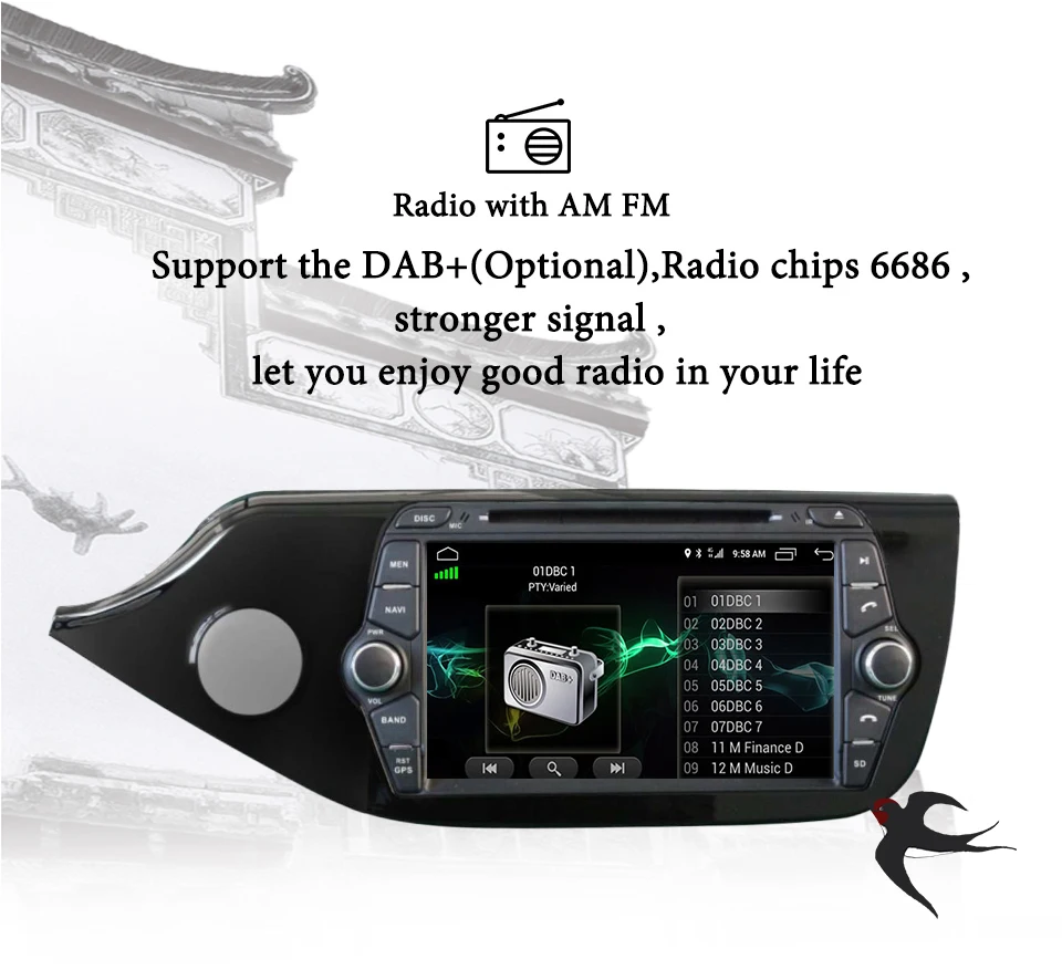 2 din Android 9 0 4G + 64G Автомобильный мультимедийный DVD GPS плеер стерео для kia Ceed 2013 2018