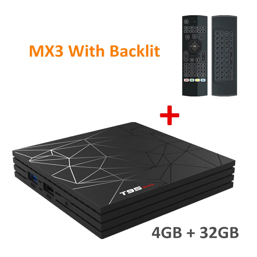 4G 32G an MX3 T95 MAX Android 9,0 Smart 6K tv BOX 4 ГБ ОЗУ 64 Гб ПЗУ Allwinner H6 четырехъядерный H.265 HD 2,4G Wifi Youtube T95MAX телеприставка - Цвет: 4G 32G an MX3