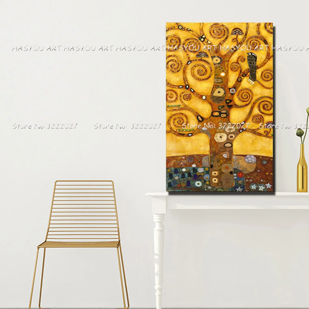 Gustav-Klimt-Tree-Of-Life-Wall-Art-Canvas-Life-Trees-Famous-Paintings-Replica-For-Living-Room (2)