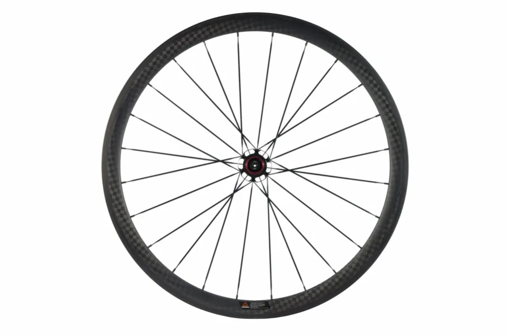 Top 700C 38mm Clincher Bike Road Wheels Carbon Bicycle 12k Carbon Wheelset Ultra Light Chosen Carbon Hub Ceramic Bearing 4