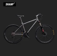 LAUXJACK font b Mountain b font font b Bike b font Titanium Frame 30 Speed Shimano