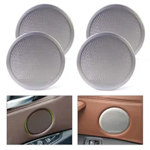 Nunca Óxido De Aluminio 4 unids Coche Puerta Mate Decorativo Círculo de Corte ajuste cubierta para BMW X5 X6 F15 F16 2014 2015 2016