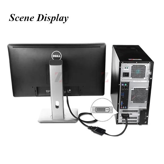 Dvi vga 어댑터 케이블 1080 p DVI-D vga 케이블 24 + 1 25pin dvi 남성 15 핀 vga 여성 비디오 컨버터 pc 디스플레이 100 pcs