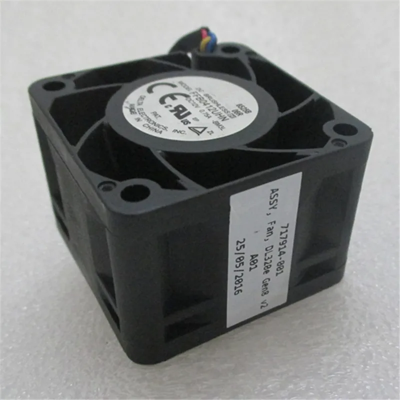 

Processor server fan 717914-001 725264-001 FFB0412UHN-BM3L for DL320e Gen8 v2 717914-001 0.81A 12V fan Cooling for server