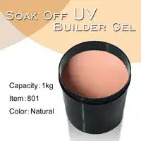 #801 CANNI 1KG Strong Builder Gel Extension ภาษาฝรั่งเศสสีขาว 25 สี Soak Off UV builder Gel