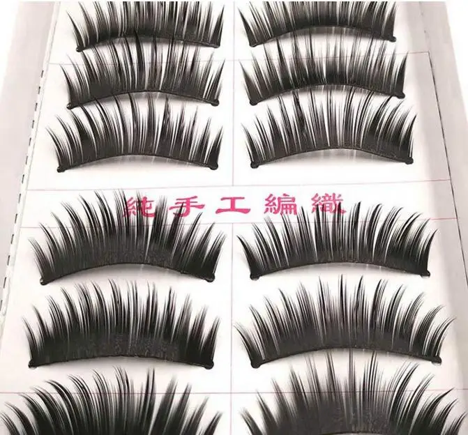 hotsell 1028 natural thick type smoky eyes DIY false eyelashes as