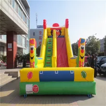 attractive inflatable bouncers slide playground blower inflatable slide playground YLW-182