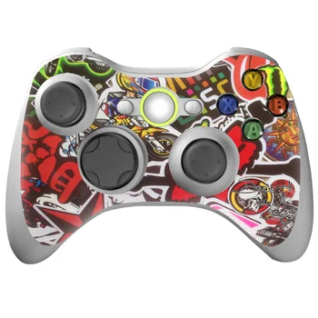 

2PCS/LOT Vinyl Skin Sticker Protector for Microsoftxbox 360 &xbox 360 slim 2 Controller Skins Stickers