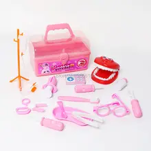 15 шт./компл. Детский Набор доктора игровой набор стоматологическая клиника медицина коробка ролевые игры медицинские наборы Обучающие Детские Классические игрушки