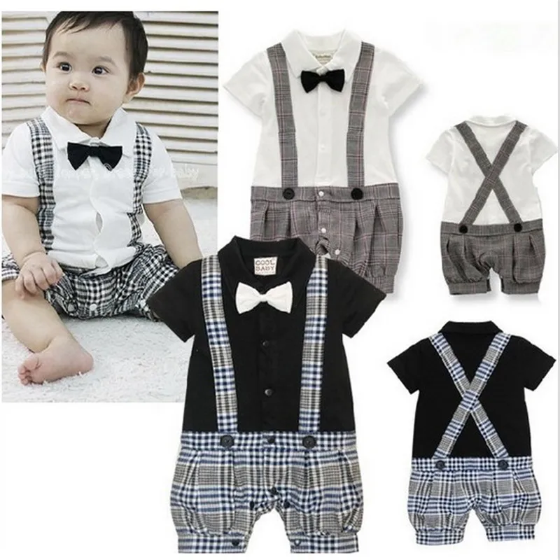 Summer newborn baby Clothing sets jumpsuit Cotton boys romper short