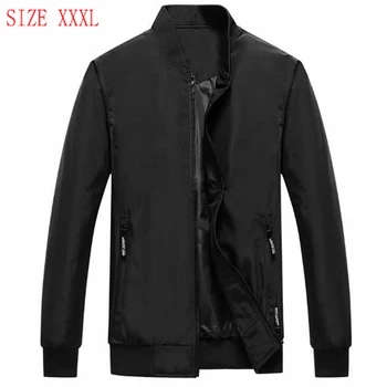 

2018 Fashion Casual Men Bomber Jacket Hip Hop Solid Color Slim Fit Pilot Bomber Jacket Coat Men Jackets Plus Size XXXL