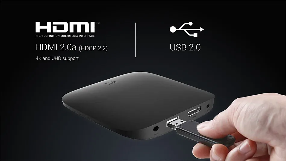 Original xiaomi Mi Box 4K Android TV Box-16