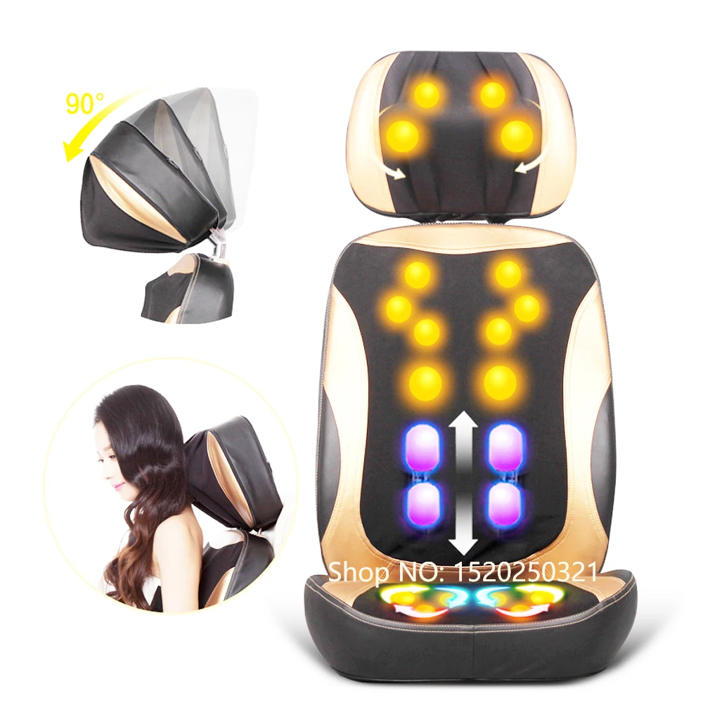 Electric back massager vibrator cheap body shoulder Heating GUA SHA massage chair sofa machine