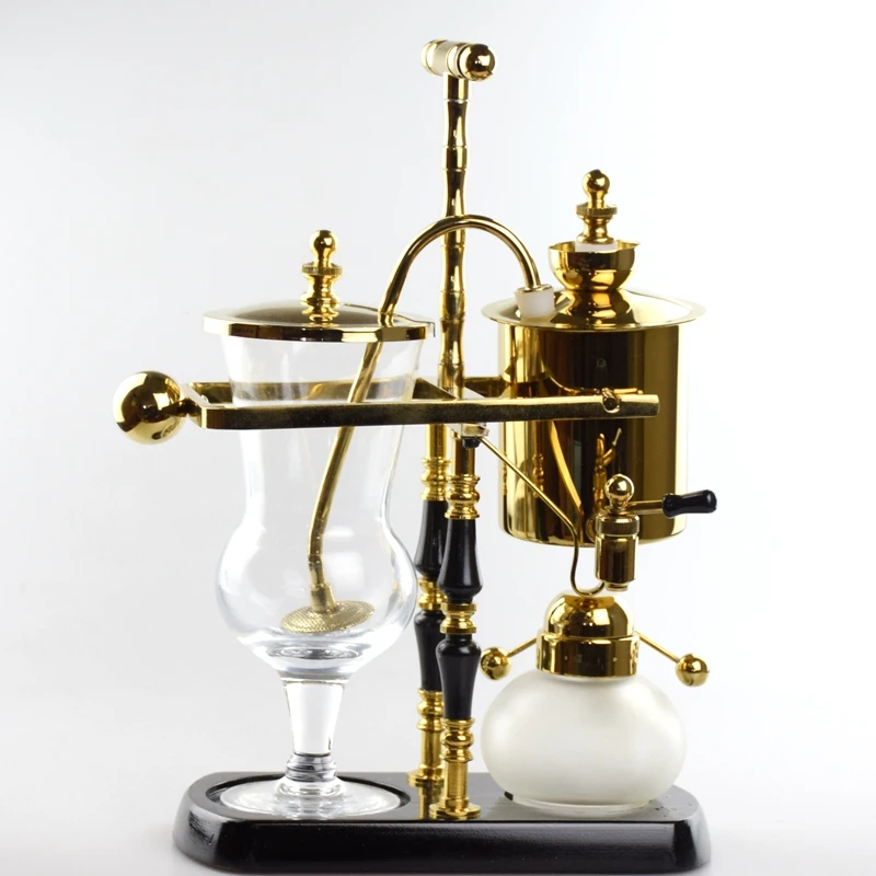 

T Design Royal Balancing Coffee Syphon Maker Color in Gold