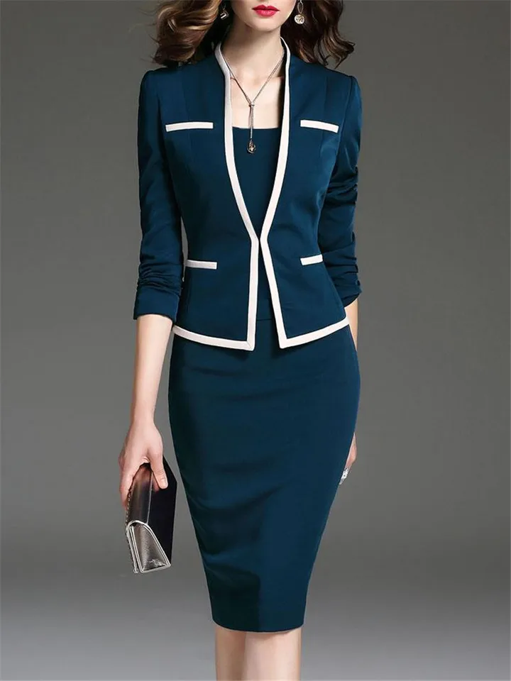 bodycon dress and blazer