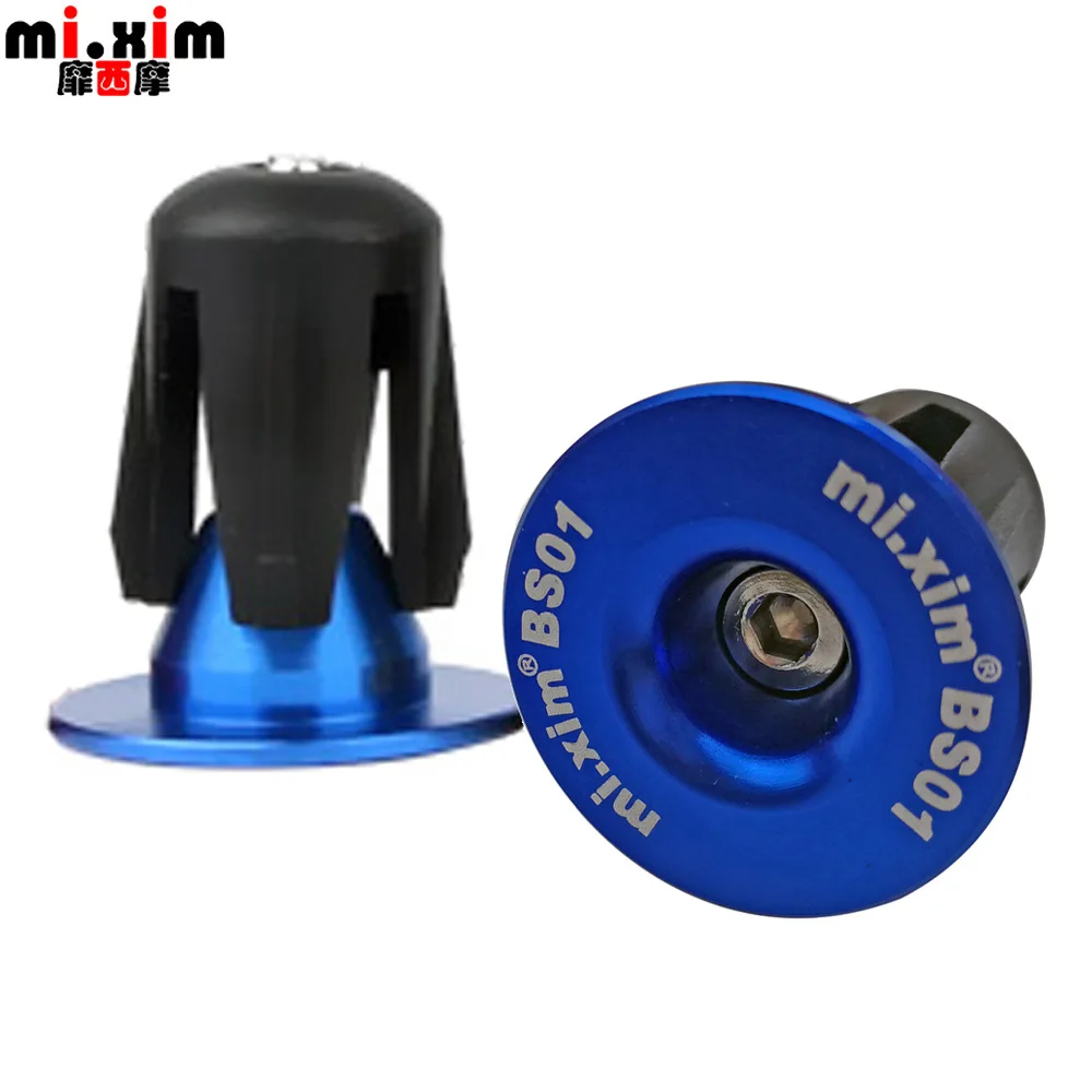 Aluminum Road Bicycle Cycling Handlebar Grips Cap Aluminum Alloy