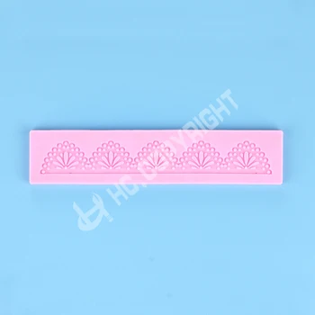 

Chic Beautiful Flower Lace Shape Silicone Cake Cream Sugar Mould Cake Mat Fondant Embossed Press Mold DIY Tools