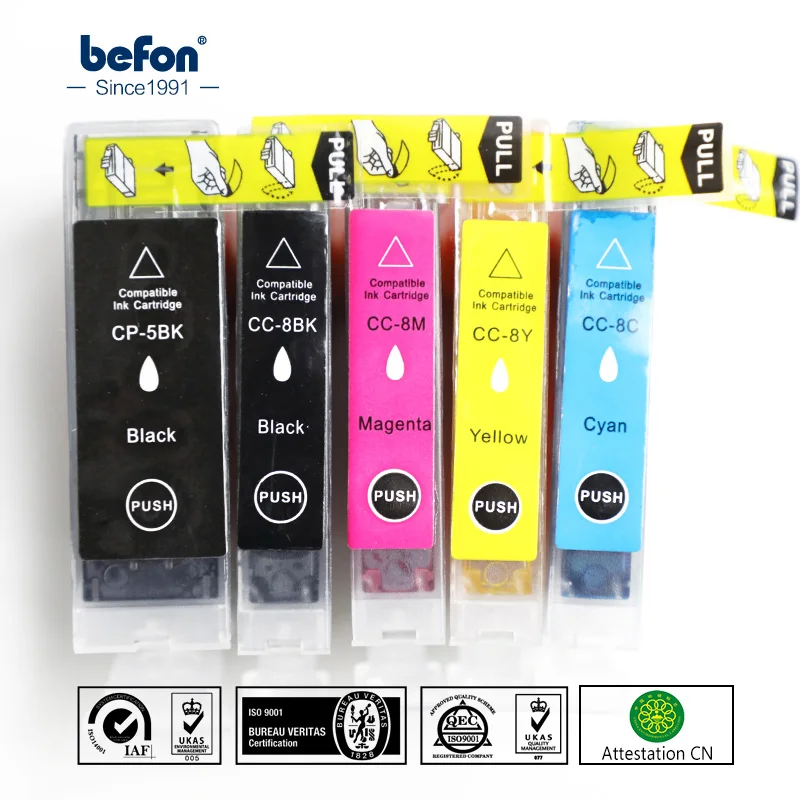 Befon Совместимый картридж для замены Canon PGI5 CLI8 4300 PIXMA IP 4200 5300 4500 5200 6600 6700D|compatible