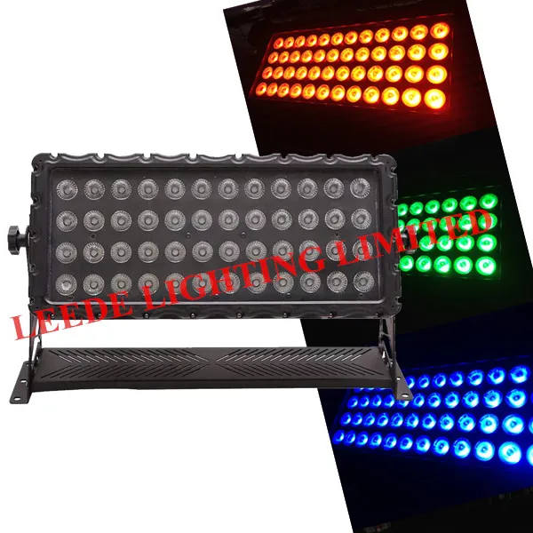 

2018NEWEST!!(1light+1flight case) 48X10W RGBW 4in1 Waterproof Spot Light LED City Color Light LED Uplight for outdoor project