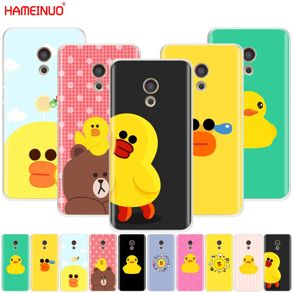 

HAMEINUO cool yellow duck Cover phone Case for Meizu M6 M5 M5S M2 M3 M3S MX4 MX5 MX6 PRO 6 5 U10 U20 note plus