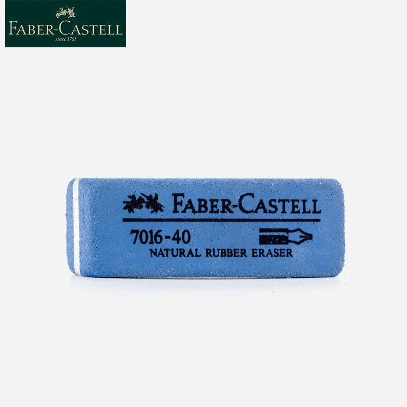 Faber Castell 천연 고무 지우개, 모래 고무 만년필, 어린이용 잉크 지우개, 7016-40, 1 피스