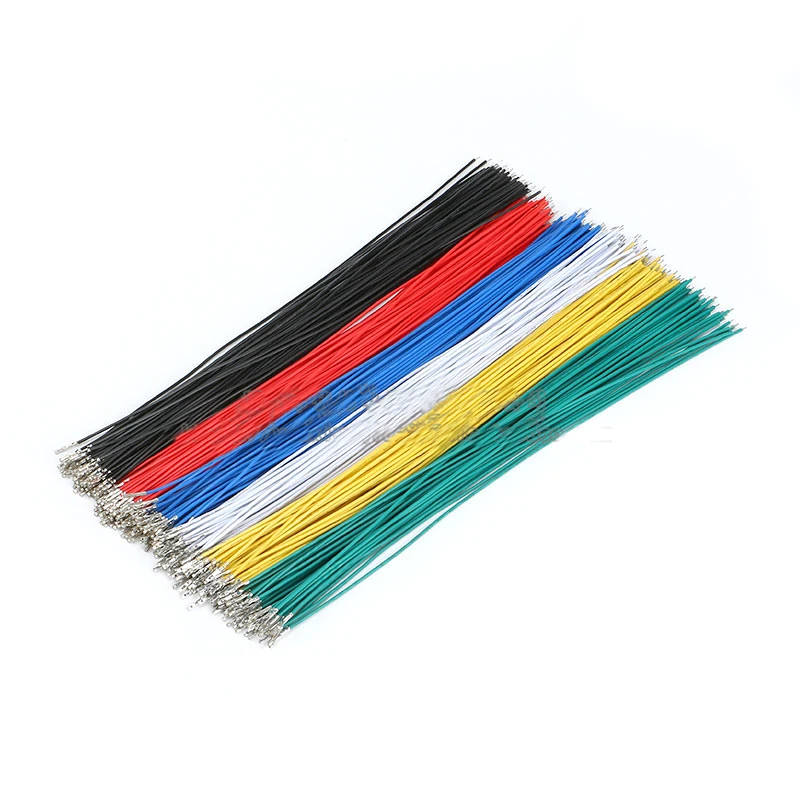 Free shipping 20pc single terminal DuPont Wire 25CM 24# cable with Crimp color Option | Обустройство дома