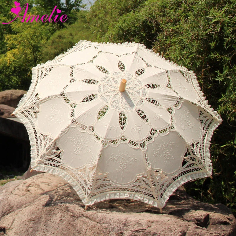 Flores sombrilla paraguas decoración boda novia hecha a mano