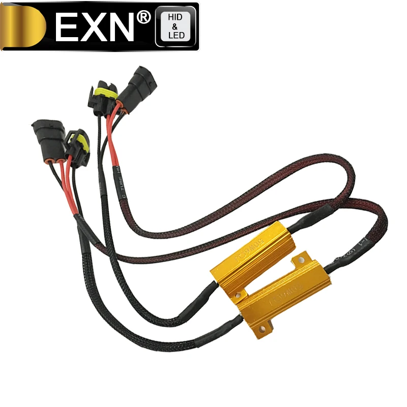 for H8 H11 Load Resister Decoder Cable Error Free Fog Light Warning Canceller