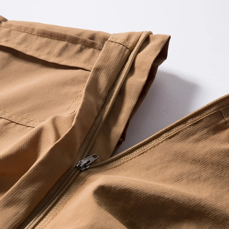 Hiking Pants Outdoor Men Tactical Lightweight Zip Off Quick Drying Stretch Convertible Cargo