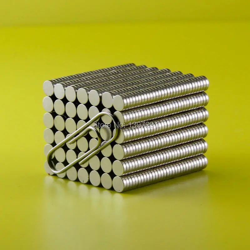Buy 300pcs disc 4x1mm n50 rare earth permanent