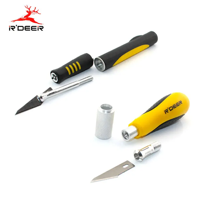 RDEER 14Pcs Gravers Wood Carving Knife Tools Fruit Food Craft Sculpture Engraving Knife SK5 Blades Chisel Craft Tools RDEER 14Pcs Gravers Wood Carving Knife Tools Fruit Food Craft Sculpture Engraving Knife SK5 Blades Chisel Craft Tools