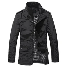 Мужская зимняя теплая хлопковая одежда,, мужская верхняя одежда, парка, куртки, облегающие толстые зимние пальто D75