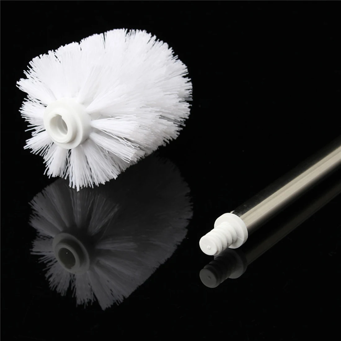 1pc Replacement Stainless Steel Wc Bathroom Cleaning Toilet Brush 1 X Cleaning Brush Handle Note Due To The Difference Between Diffe Monitors Picture May Not Reflect Actual Color Of Item